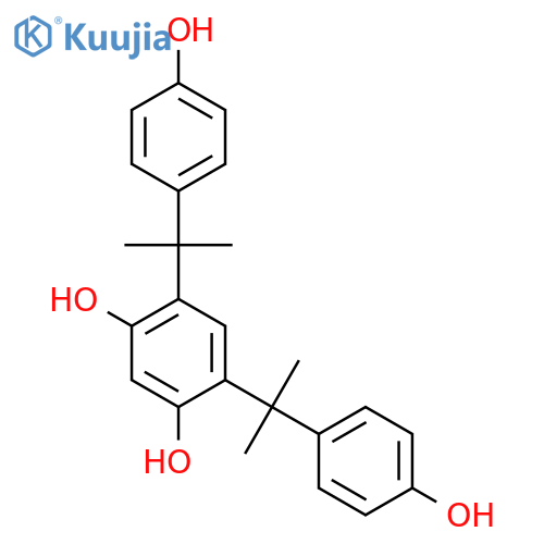 1,3-Benzenediol,4,6-bis[1-(4-hydroxyphenyl)-1-methylethyl]- structure