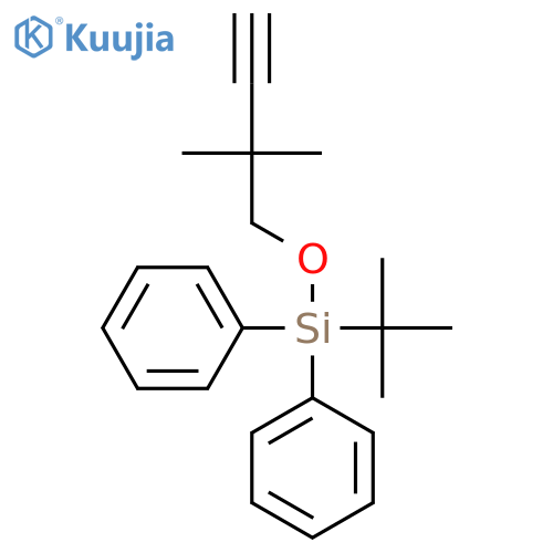 SILANE, [(2,2-DIMETHYL-3-BUTYNYL)OXY](1,1-DIMETHYLETHYL)DIPHENYL- structure