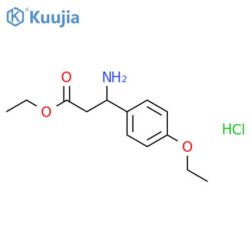 Ethyl 3-Amino-3-(4-ethoxyphenyl)propanoate Hydrochloride structure