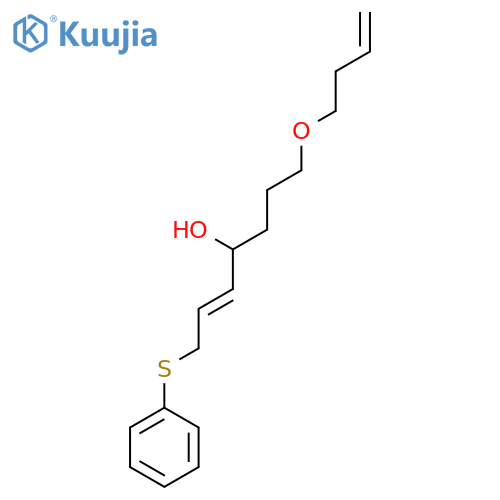 2-Butenyloxy, 1-[3-(3-butenyloxy)propyl]-4-(phenylthio)- structure