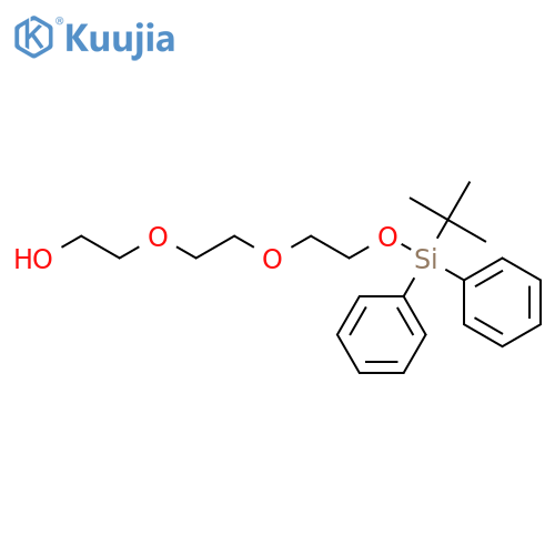 Ethanol, 2-[2-[2-[[(1,1-dimethylethyl)diphenylsilyl]oxy]ethoxy]ethoxy]- structure