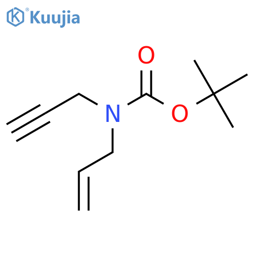 tert-Butyl allyl(prop-2-yn-1-yl)carbamate structure