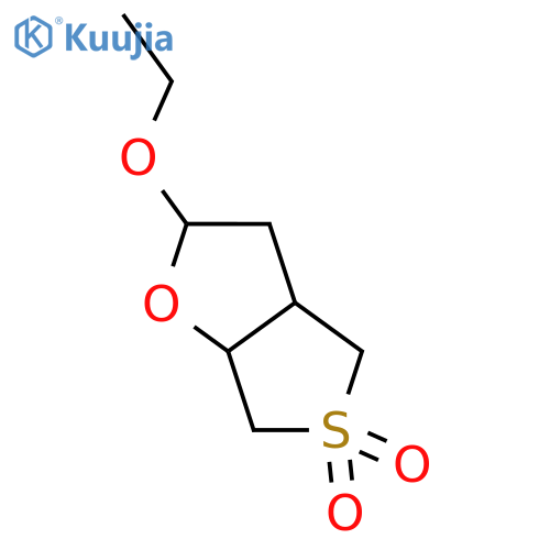 Thieno[3,4-b]furan,2-ethoxyhexahydro-, 5,5-dioxide structure
