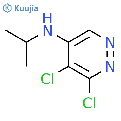 4-Pyridazinamine, 5,6-dichloro-N-(1-methylethyl)- structure
