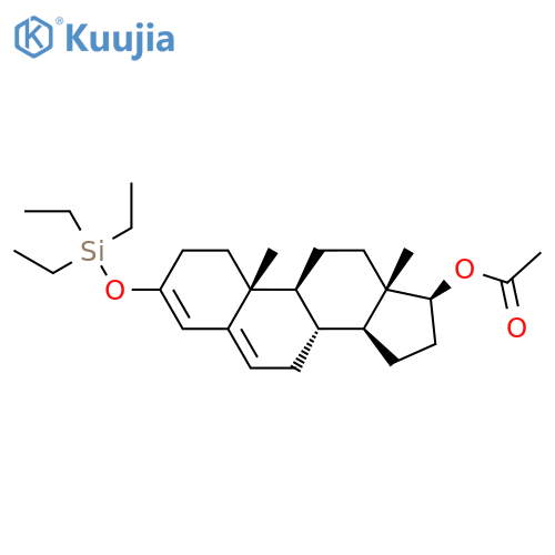 Androsta-3,5-dien-17-ol, 3-[(triethylsilyl)oxy]-, acetate, (17b)- structure