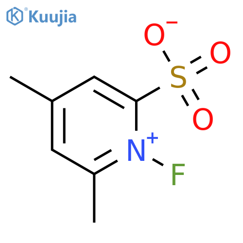 Pyridinium,1-fluoro-4,6-dimethyl-2-sulfo-, inner salt structure
