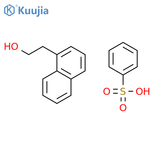 1-Naphthaleneethanol, benzenesulfonate structure