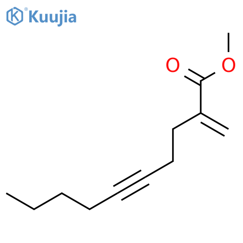 5-Decynoic acid, 2-methylene-, methyl ester structure