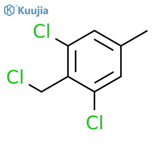 Benzene, 1,3-dichloro-2-(chloromethyl)-5-methyl- structure