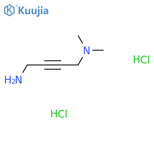 (4-aminobut-2-yn-1-yl)dimethylamine dihydrochloride structure