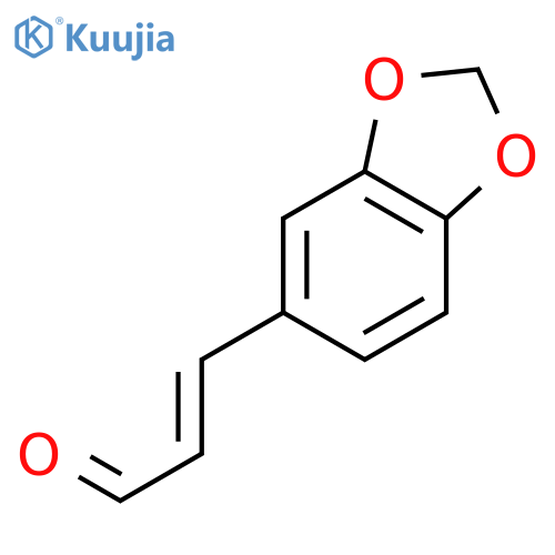 2-Propenal,3-(1,3-benzodioxol-5-yl)- structure