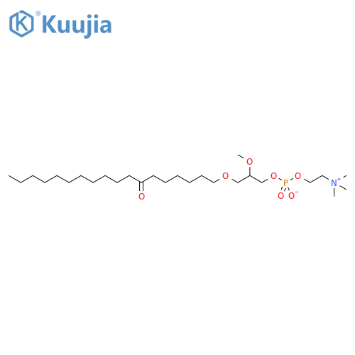 Ethanaminium, 2-[[hydroxy[2-methoxy-3-[(7-oxooctadecyl)oxy]propoxy]phosphinyl]oxy]-N,N,N-trimethyl-, inner salt structure