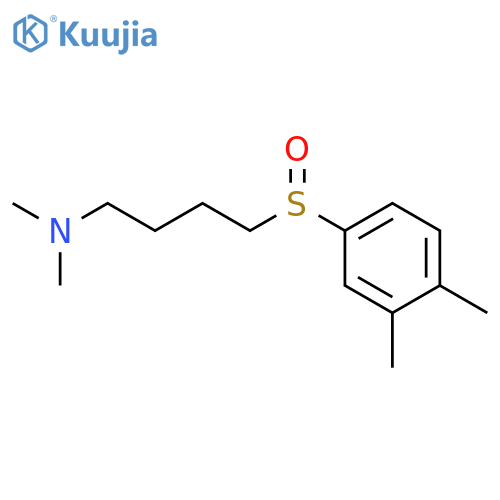 1-Butanamine, 4-[(3,4-dimethylphenyl)sulfinyl]-N,N-dimethyl- structure