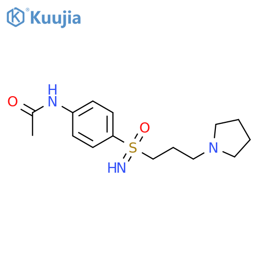 Acetamide, N-[4-[S-[3-(1-pyrrolidinyl)propyl]sulfonimidoyl]phenyl]- structure