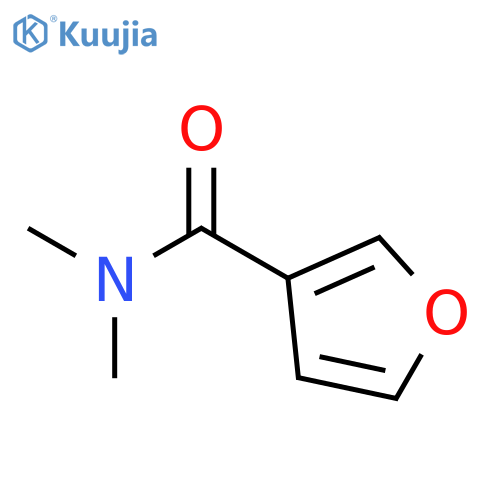3-Furancarboxamide, N,N-dimethyl- structure