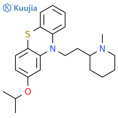 10H-Phenothiazine,2-(1-methylethoxy)-10-[2-(1-methyl-2-piperidinyl)ethyl]- structure