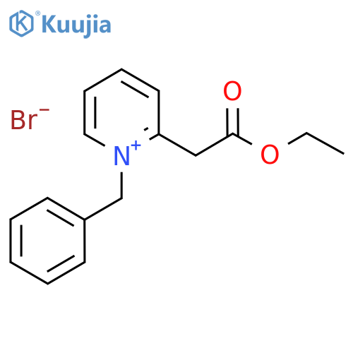 1-Benzyl-2-(2-ethoxy-2-oxoethyl)pyridinium bromide structure