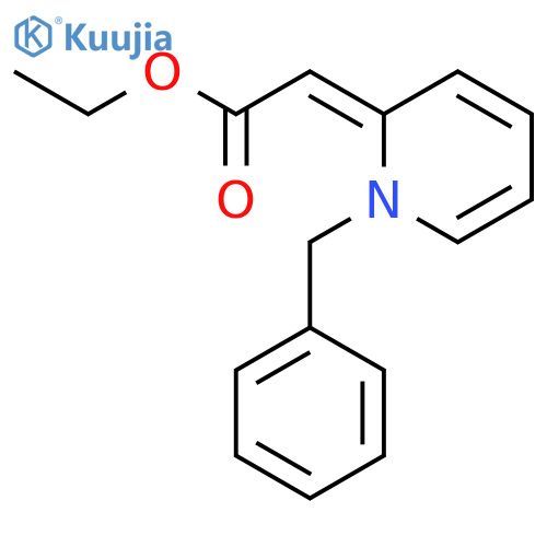 Acetic acid, [1-(phenylmethyl)-2(1H)-pyridinylidene]-, ethyl ester structure