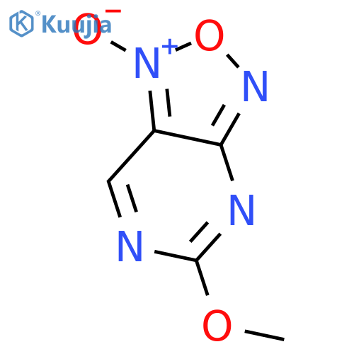 [1,2,5]Oxadiazolo[3,4-d]pyrimidine, 5-methoxy-, 1-oxide structure