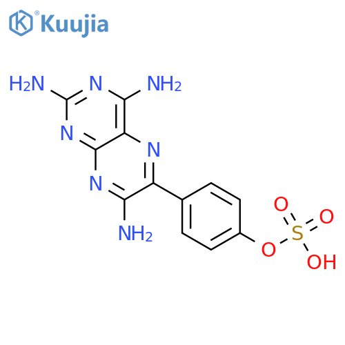 Phenol,4-(2,4,7-triamino-6-pteridinyl)-, 1-(hydrogen sulfate) structure