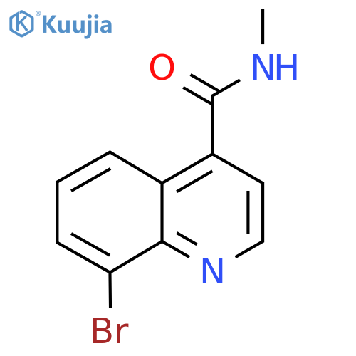 8-Bromo-N-methylquinoline-4-carboxamide structure