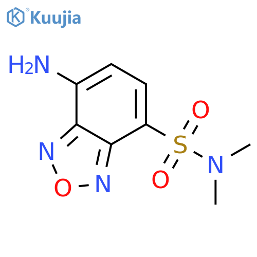 4-(N,N-Dimethylaminosulfonyl)-7-amino-2,1,3-benzoxadiazole structure