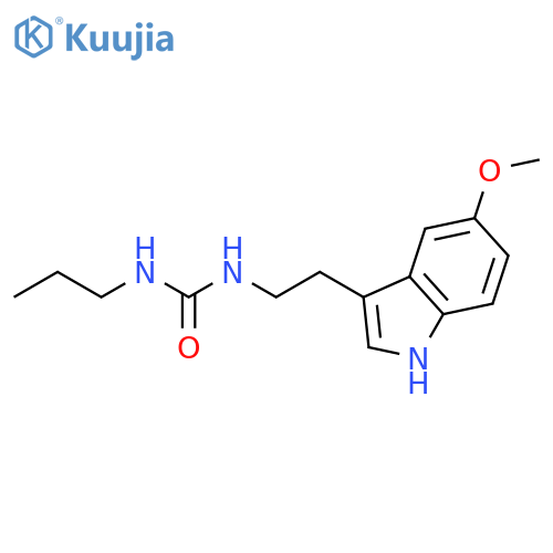 Urea,N-[2-(5-methoxy-1H-indol-3-yl)ethyl]-N'-propyl- structure