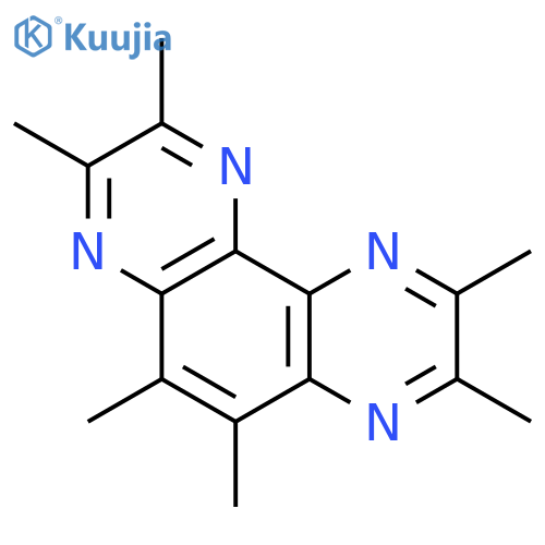Pyrazino[2,3-f]quinoxaline, 2,3,5,6,8,9-hexamethyl- structure
