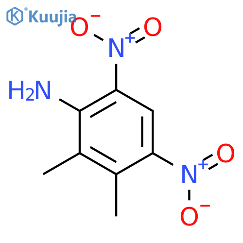 2,4-Dimethyl-3,5-dinitroaniline structure