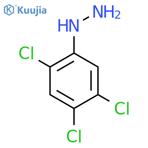 (2,4,5-Trichlorophenyl)hydrazine structure