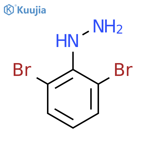 (2,6-Dibromophenyl)hydrazine structure