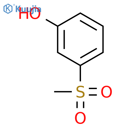 3-(methylsulfonyl)phenol structure