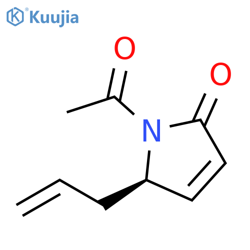 2H-Pyrrol-2-one,1-acetyl-1,5-dihydro-5-(2-propenyl)-, (R)- (9CI) structure