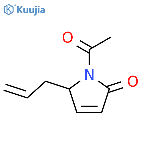 2H-Pyrrol-2-one,1-acetyl-1,5-dihydro-5-(2-propenyl)-, (S)- (9CI) structure