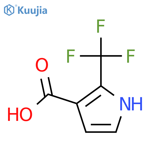 2-(Trifluoromethyl)-1H-pyrrole-3-carboxylic acid structure