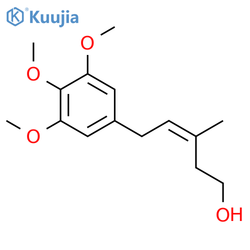 3-Penten-1-ol, 3-methyl-5-(3,4,5-trimethoxyphenyl)-, (Z)- structure