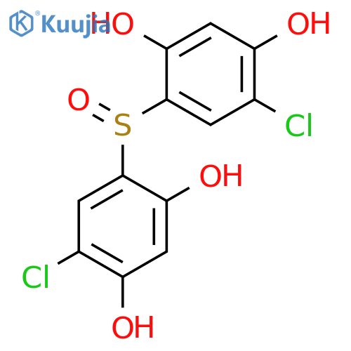 1,3-BENZENEDIOL, 4,4'-SULFINYLBIS[6-CHLORO- structure
