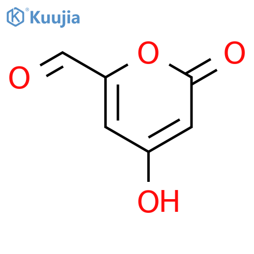 2H-Pyran-6-carboxaldehyde,4-hydroxy-2-oxo- structure