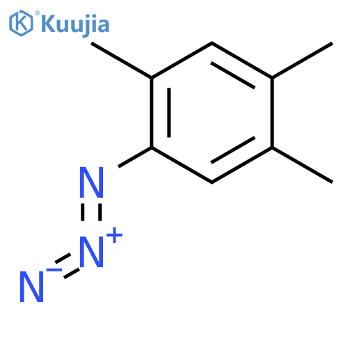 Benzene,1-azido-2,4,5-trimethyl- structure