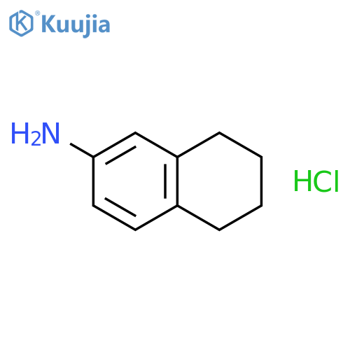 2-Naphthalenamine, 5,6,7,8-tetrahydro-, hydrochloride structure