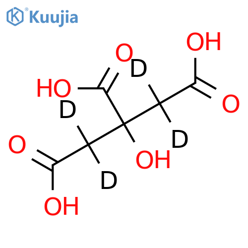 Citric acid-d structure