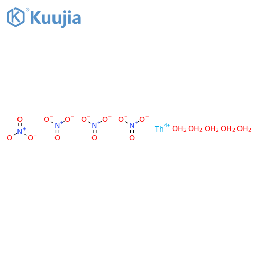 Nitric acid,thorium(4+) salt, pentahydrate (8CI,9CI) structure