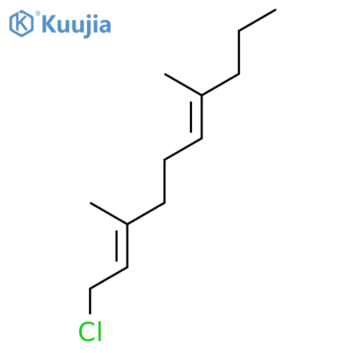 2,6-Decadiene, 1-chloro-3,7-dimethyl-, (E,E)- structure