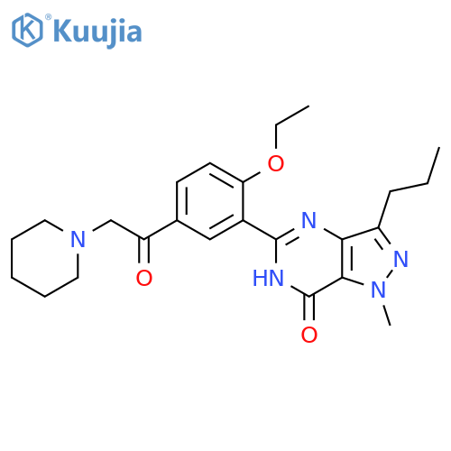 Piperiacetildenafil structure