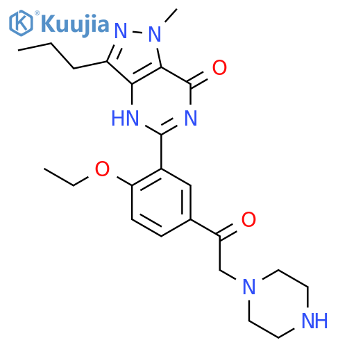 N-Desethyl Acetildenafil structure