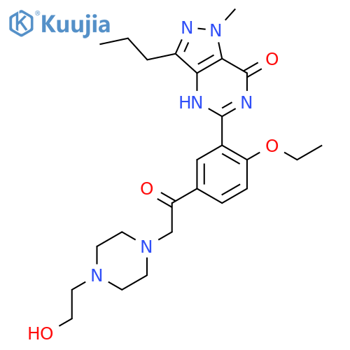 Hydroxy Acetildenafil structure