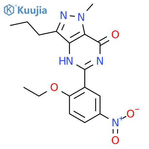 Nitrodenafil structure