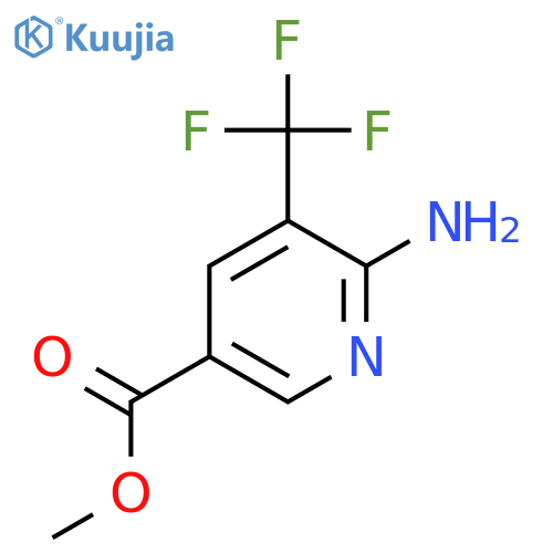Methyl 6-amino-5-(trifluoromethyl)pyridine-3-carboxylate structure