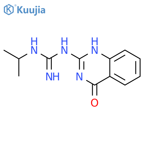 Guanidine, N-(1,4-dihydro-4-oxo-2-quinazolinyl)-N'-(1-methylethyl)- structure