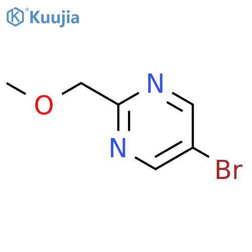 5-bromo-2-(methoxymethyl)pyrimidine structure